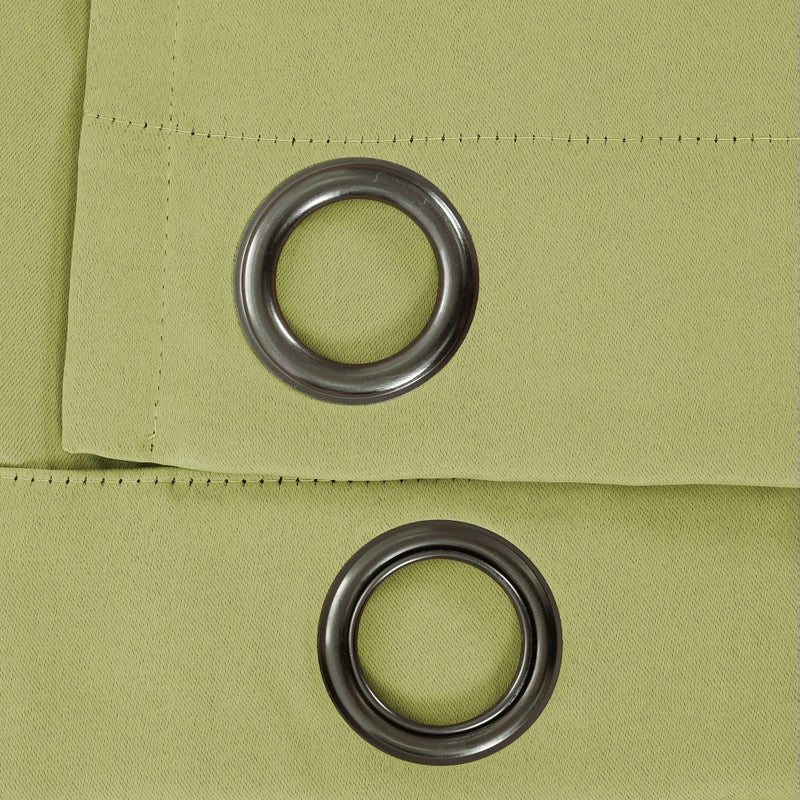 Lush Decor Insulated Grommet Blackout Window Curtain Panels, Pair, 52" W x 108" L, Sage - Classic Modern Design - Chic Window Decor - Long Curtains For Living Room, Bedroom, Or Dining Room - Image 5